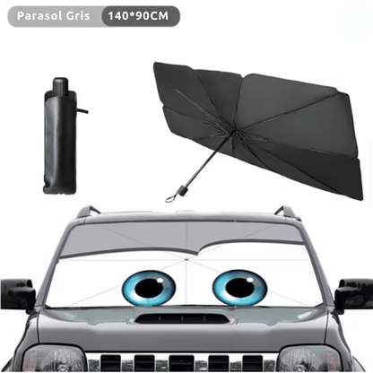 Parasol Ojos Cars: Escudo Térmico para tu Coche