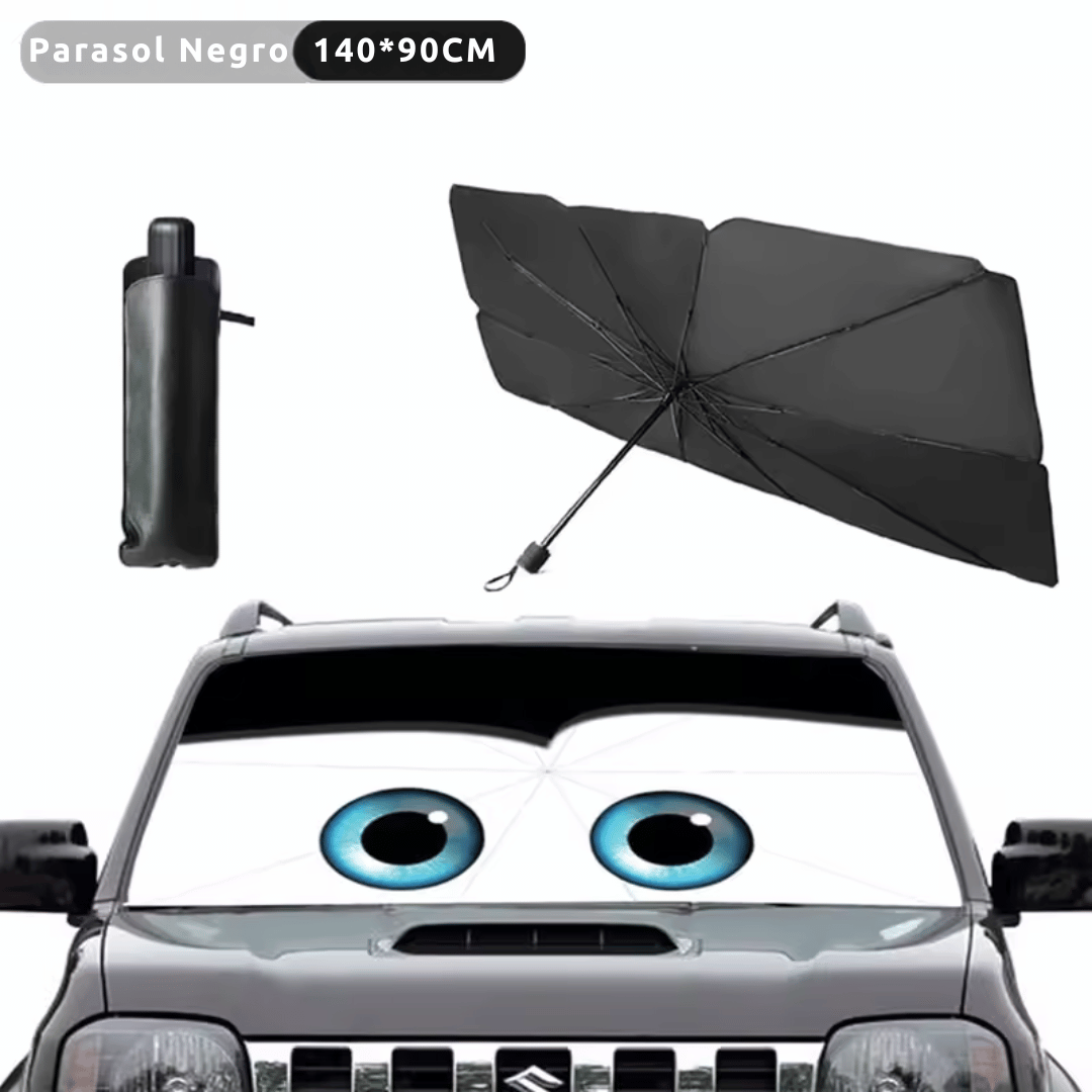 Parasol Ojos Cars: Escudo Térmico para tu Coche