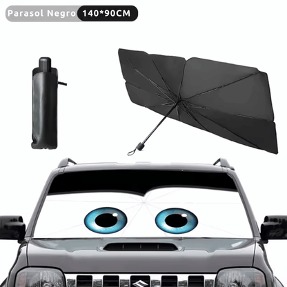Parasol Ojos Cars: Escudo Térmico para tu Coche