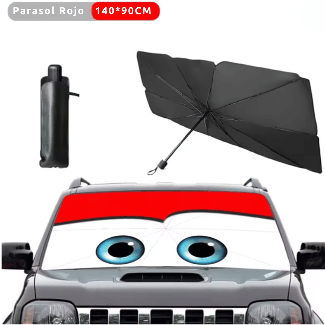 Parasol Ojos Cars: Escudo Térmico para tu Coche
